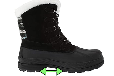warm boots with arch support