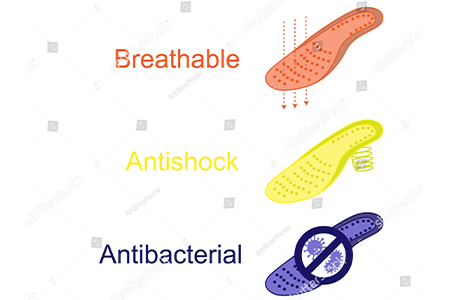 Women’s Shoes with Antibacterial Insoles