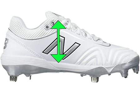 wide width cleats softball