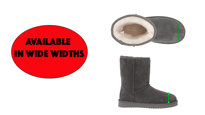 Wide Shearling Boots for Women