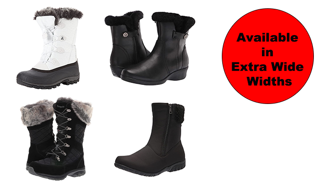 Stylish Winter Boots for Women with Extra Wide Feet